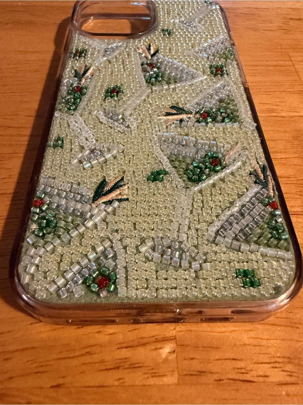 Beaded Green Martini Cell Phone Case IPhone 13